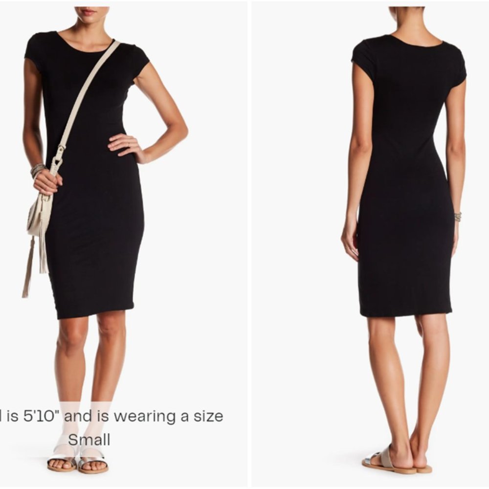Velvet Torch Cap Sleeve Bodycon Dress